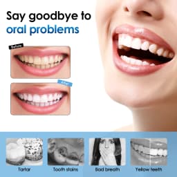 Electric Toothbrush Sonic Electric Toothbrush Deep Clean 6 Modes Waterproof Rechargeable for Adults 1/6 Brush Optional