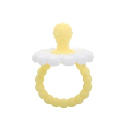 BPA Free Silicone Baby Teether Flower Shape Pacifier Teething Ring Newborn Soothing Chew Toy Infant Grip Molar Sensory Toy