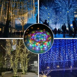 WS2811 3Pin 12V Smart Garland LED Lights Cuttable Programmable Ramadan Lights Decoration Room Decor