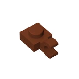 Gobricks GDS-813 PLATE 1X1 W/HOLDER VERTICAL compatible with lego 6019 61252 children's toys Assembles Building Blocks Technical