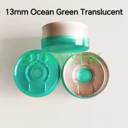 13mm Aluminium Plastic Cap,50pcs/lot! Colored Plastic Caps, Sealing Tear off Cap,Aluminium tops for crimp glass vial