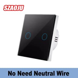 Touch Switch EU LED Crystal Glass Panel Wall Lamp Light Switch 1/2/3 Gang AC100-240V LED Sensor Switches Interruttore
