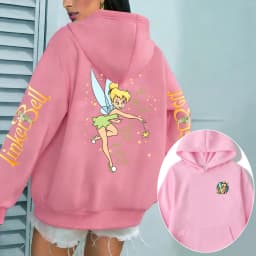 Tinker Bell Anime Men Cartoon Hoodie Women Pullover Tops Outdoor New Fashion Autumn Spring Couple Sweatshirts Clothes