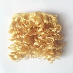 15CM Length Curly Doll Hair Imitation Wool Roll Gradient Color DIY Toy Hair Chemical Fiber Doll Hair Extensions For BJD SD Doll