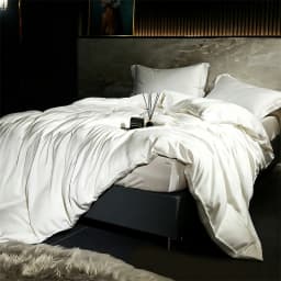 Solid 100% Silk Bedding Set with Duvet Cover Flat Bed Sheet Pillowcase Luxury Mulberry Silk Bedsheet Bed Linen Soft Quilt Cover