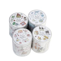 Journal GO 5cmx2m Four Hours A Day Sticker Tape for Mobile Laptop Decoration Card Craft Making Masking Tape