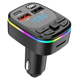 FM Transmitter for Car LED Display Car MP3 Player Wireless FM Transmitter 5.0 USB C Car Charger Multifunctional Car Radio Music