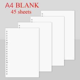 A4 Ring Binder Soft PU Leather Cover 30 Holes A4 File Folder