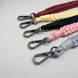 Rope Strap Braided Lanyard Metal Keyring Cellular String Universal Mobile Phone Shoulder Strap Premium Bag Landyard Accessories