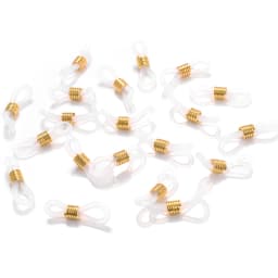 50Pcs Eyeglasses Ear Hook Connector Spectacles Chain Glasses Retainer Ends Rope Cord Holder Strap Retainer End Loop Findings