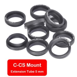 C-CS Mount CCTV Lens Adapter Ring Extension Tube 10mm 5mm C to CS Suit for CCTV Security Camera Photo