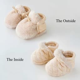 Winter Baby Shoes 6-12 Months Non-Slip Soft Sole Booties Anti-Drop Fuzzy Socks 0-1 Year First Walkers