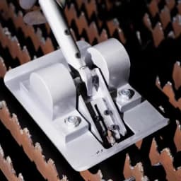 Safety Small Manual Slag Remover with Rack for Laser Cutting Grating Slag Cleaning