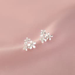 925 Sterling Silver Hollow Butterfly Stud Earrings For Women Luxury Designer Jewelry Wholesale Accessories Prevent Allergies