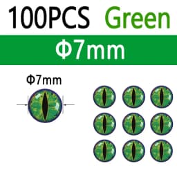 100pcs Holographic 3D Epoxy Fish Eyes Dragon Eyes For Baitfish Streamer Saltwater Fly Jig Baits Fishing Lure Making 3mm~12mm