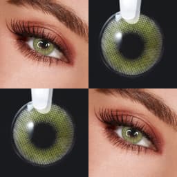 VISUASHOW Aurora Small Pupil Colored Contact Lenses 14.2mm Yearly Disposable Korea Design Natural Prescription Myopia Wholesale
