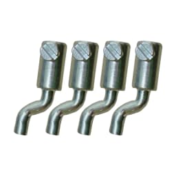 1/4pcs Metal Z-Style Cable End For Lawn Mowers Up To 2mm Cables 5x5x1cm Lawnmowers Z-shaped Cable End Replacement Garden Tools