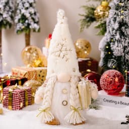 30cm Glowing Gnome Christmas Decorations 2026 Faceless Plush Dolls Elf Home Ornaments Navidad New Year 2027 Gift