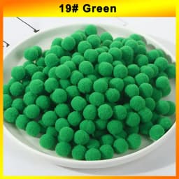 300-30Pcs Multicolor Pompoms Fur Balls Glitter Fluffy Pom Poms Elasticity Pom pom Soft Balls for DIY Crafts 8/10/15/20/25/30mm