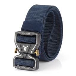 TUSHI Tactical Belt Alloy Buckle Quick Release Elastic Belt Casual Nylon Tooling Training Belt Men Trousers Belt