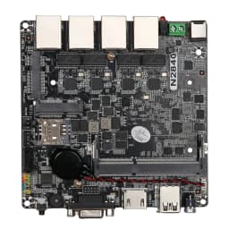 Mini PC Firewall Motherboard Intel Celeron N2830 J1900 4x 2.5G Ethernet HDMI VGA 2xUSB Mini PICE SIM Slot SATA mSATA 12X12CM