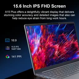 [Ship From Within Europe]Ninkear A15 Plus Laptop AMD Ryzen 7 5825U 15.6" FHD+ Display 16GB RAM+1TB SSD Wi-Fi 6 Bluetooth 4.0 Windows 11 Pro 63.52Wh Battery 65W Charging