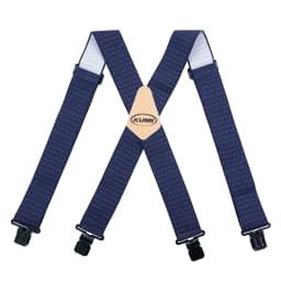 KUNN Men Suspender Tape Measure Pattern Suspender Fully Strength Elastic with Heavy Duty Clip Ruler Suspenders