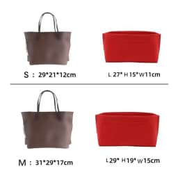 High-quality Felt Handbag Insert Bag Storage Bag Support Internal Bag Organization Portable Purse Liner for For LV Neverfull