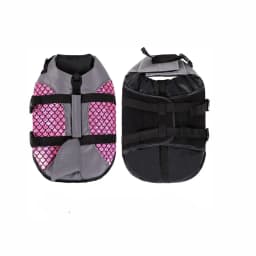 Dog Life Jacket Shark Pets Life Vest Adjustable Ripstop Dogs Swimming Safety Vest With Superior Buoyancy Rescue Handle For Dogs