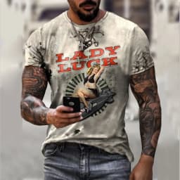 New Arrives Men's Tshirt Lemans Car Vintage Pattern T shirts Summer Oversized Casual Tees Mens Short Sleeve Tops Men Clothing
