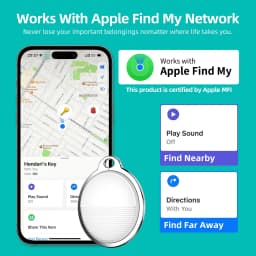 Mini GPS Tracker For Apple iOS System Find My APP Tag Wallet Finder Bike Bag Loss Tracker Smart Bluetooth Locator