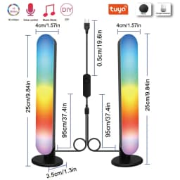USB LED Pickup Night Light Strip RGB Lamp WIFI Tuya Music Rhythm TV Ambient Light For Gaming Room Beside Table Decor