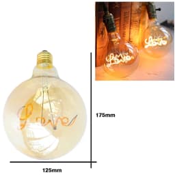 Retro Vintage E27 LED Filament Light Bulb 220V 3W ST64 A60 G80 G95 G125 T185 Edison LED Lamp For Home Glass Decor Spiral Diode