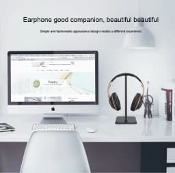 Headphone Stand, Desktop Headset Holder - Desk Earphone Stand, for All Headsets Such as Airpods Max, HyperX Gaming Headp