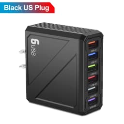 3.1A 6Ports USB Charger Fast Charging Mobile Phone Adapter For iPhone Samsung Xiaomi Huawei Multi Port Quick Charge Wall Charger