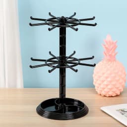 Keychain Hanger Pendants Display Rack Storage Rack Rotatable Rack Hair Ring Rope Desktop Finishing Holder For Earrings Watch
