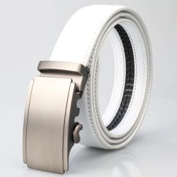 3.5cm New Men's Leather Belt Alloy Automatic Buckle Business Leisure Youth Middle-aged and Elderly Belt Designer Belt for White