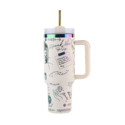 40oz Vacuum Insulated Car Mug Thermal Coffee Car Cup with Straw Stainless Steel Vacuum Insulated Tumbler for Sports Outdoor Tour
