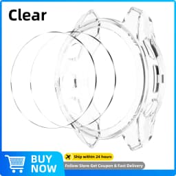 Glass+Case for Garmin Fenix 8 7X 6X Pro 7 6 7S 6S 5 5S Solar AMOLED Screen Protector Tempered Glass&Protective Case Accessories