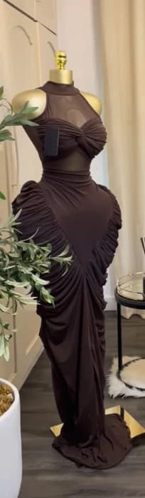 CM.YAYA Women Long Sleeve Patchwork Ruched Smock Maxi Long Dress 2026 Sexy Girl Vacation Trendy Party Birthday Dresses Vestidos