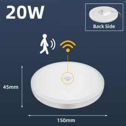 Motion Sensor Ceiling Light LED Radar Sensor Lamp Indoor Night Lighting Fixtures For Room Hallways Bathroom Smart Ceiling Lamp