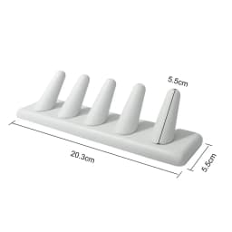 High-quality Velvet Or PU Leather Jwelry Display Stand Ring Storage Display Stand Jewelry Store Counter Display Stand For Rings