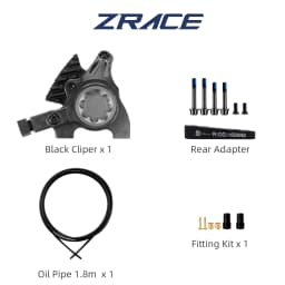 ZRACE M1 XG Flat Mount Brake for Flat Bar Gravel / BMX Raceing,Full CNC Lightweight, Front and Rear Flat Handler Bar Gravel
