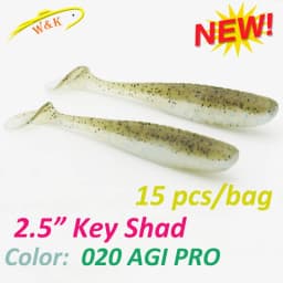 Perch Fishing Lures 5cm 6cm Soft Bait with New Color Green Rose Easy Shinner Mini Shad Freshwater Fishing Bait Jig Rig Swimbait