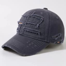 New Ripped Rimmed Baseball Hats for Men and Women Old Curved Brim Caps Personalized Casual Shade Outdoor Sunscreen Hip Hop Hats