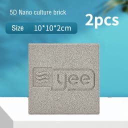 1/2pcs Aquarium Nano Ceramic Filter Media Bio Filter Block for Marine and Freshwater Fish Tank Filter High Energy Bio Brick