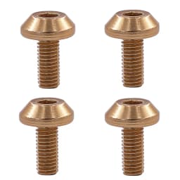 4 Pcs Bicycle Water Bottle Cage Bolt Cycling Accessories Kettle Holder Aluminum M5 Screw Handle Bikes Part for MTB Road Bike