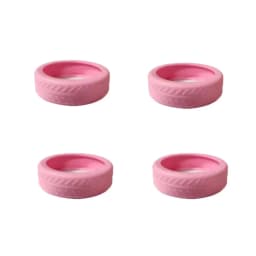 4/8Pcs Pure Color Luggage Wheels Protector with Silent Sound Silicone Suitcase Wheels Protection Cover Reduce Wheel Wear Noise