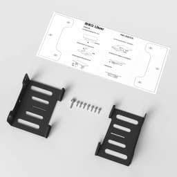 Under Desk Holder Stand for PS5 Disc&Digital Console Stealth Horizontal Mount Support Bracket Organizer Fast Delivery