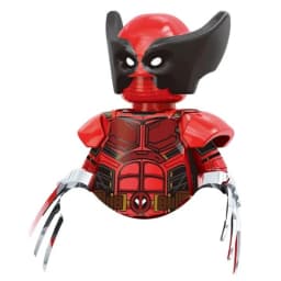 Blind Box Mini Building Blocks TV6207 Figures Big Goblin Spiderman Iron Man Venom Captain Hawk Deadpool Armor Christmas Gift Toy